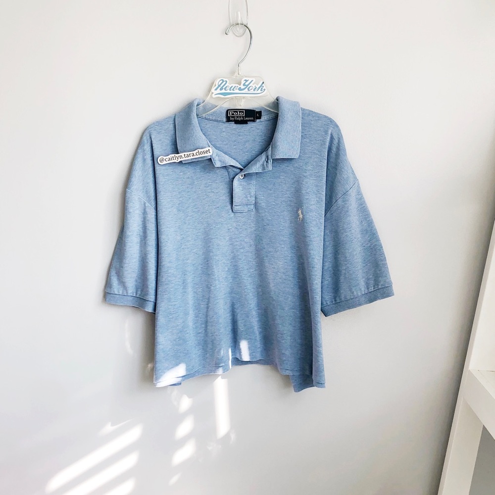 polo ralph lauren blue top